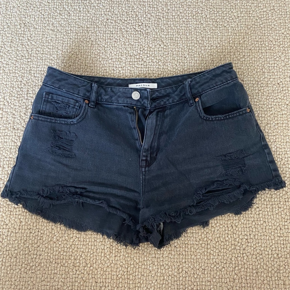 pacsun high rise festival ripped shorts. super cute for summer size 27